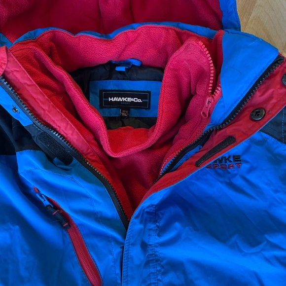 Tony Hawk Kids Blue and Black Jacket with Red Fleece - Picture 5 of 12